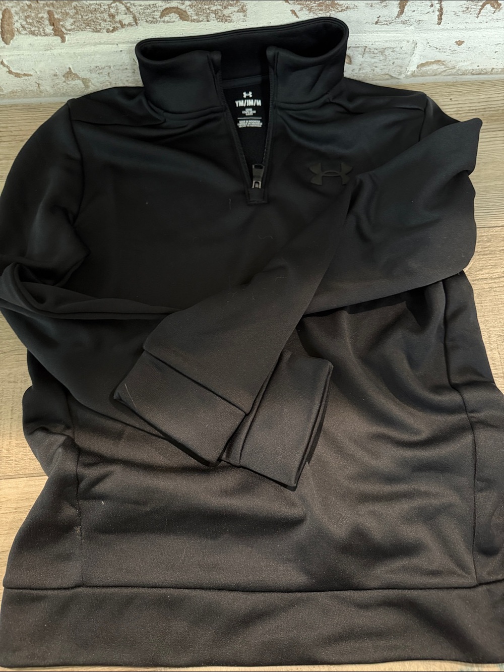 Under Armour Black Performance 1/4 Zip Pullover